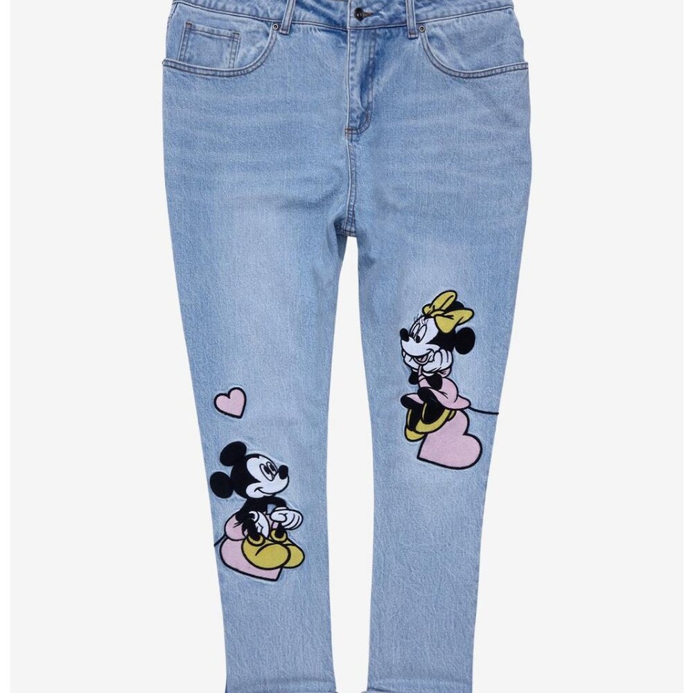 HP🎊🎊Her Universe Disney Mickey Mouse & Minnie Mouse Mom Jeans